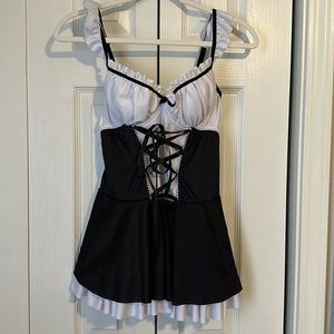 Sexy maid outfit like new Large